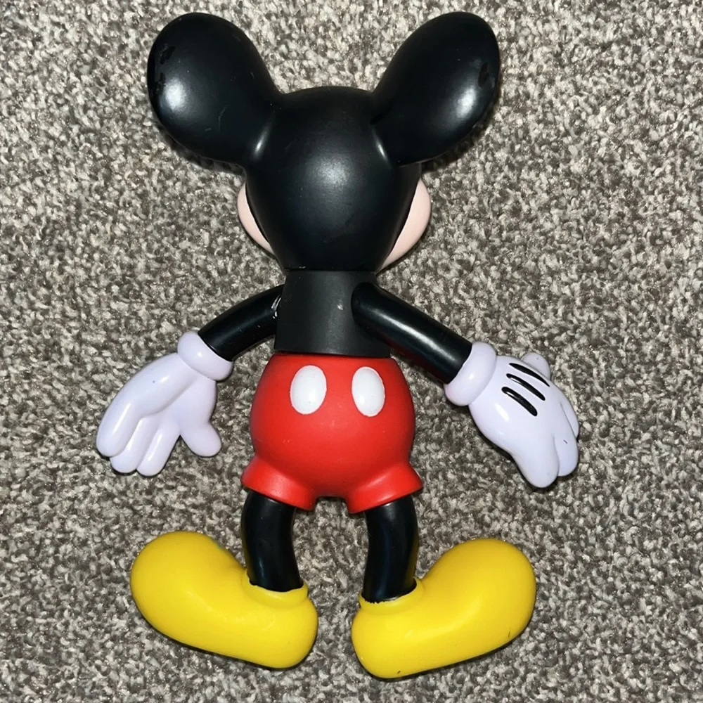 Vintage Disney Parks Minnie and Mickey Mouse Posable PVC Figures Set